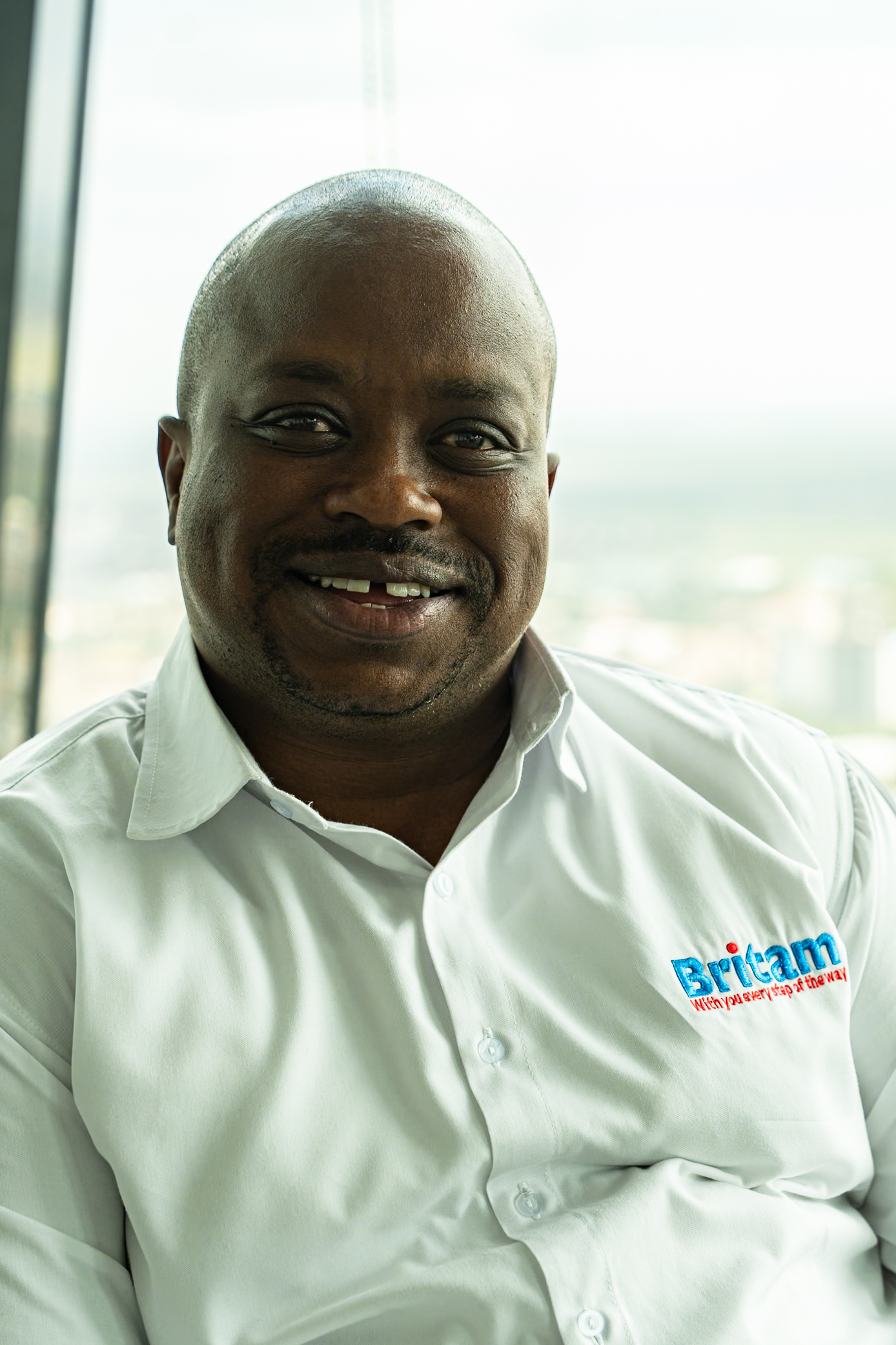 Employee of Britam General Insurance in Kenya. Images by Mark Hadj Hamou and Théo Jumeau for InFiNe and Britam Insurance